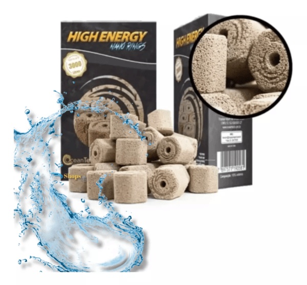 KIT 4 NANO RING 1KG OCEANTECH + Stability Seachem 325ml - Imagem 5