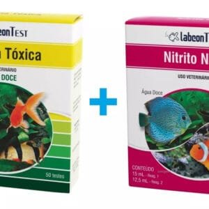 Kit Testes Amônia Tóxica Doce E Nitrito No2 Nh3 Alcon Labcon