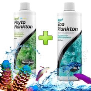 Kit Reef Phytoplankton Seachem 500ml + Reef Zoplankton 500ml