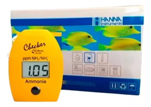 Hanna Hi784 Checker Teste Amonia Nh3 Nh4 25 Testes Marinho - Imagem 2