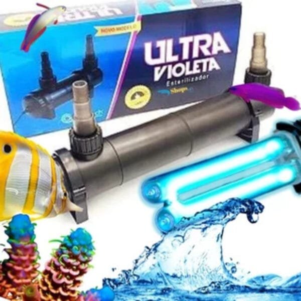 Kit Ocean Tech Bomba 9000l/h Ac-9000 + Filtro UV 18W 110v - Imagem 4