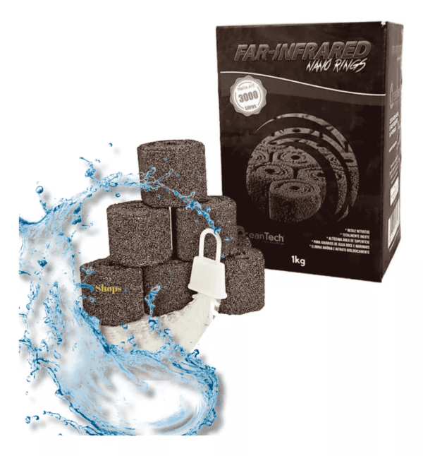 KIT 4 NANO RING 1KG OCEANTECH + Stability Seachem 325ml - Imagem 3