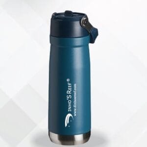 Garrafa original DinhoS Reef térmica flip straw bottle q/f 650ml