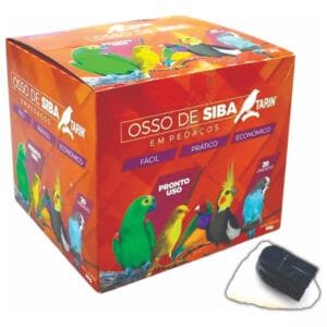 Osso De Siba 50g C/20un Natural Com Suporte - Tarin
