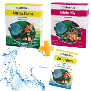 Kit Testes Amônia Doce E Nitrito e PH Tropical Alcon Labcon