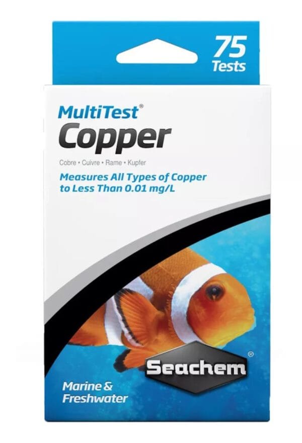 MULTITEST: COPPER 75 TESTES  -  SEACHEM