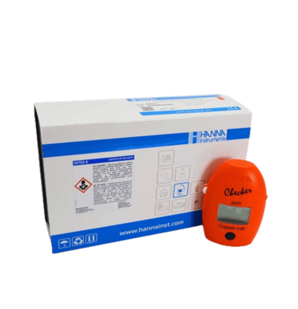 CHECKER HI702 HANNA FAIXA ALTA DE COBRE MARINHO/DOCE - Imagem 2
