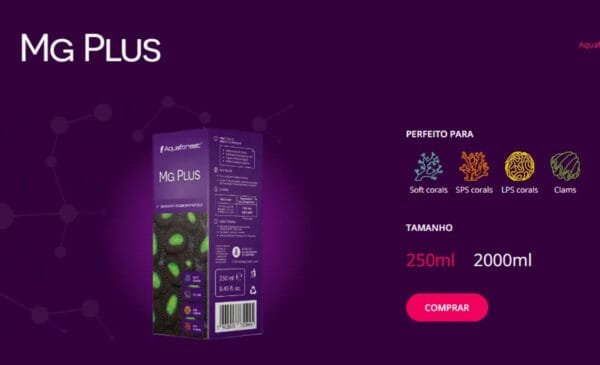 Mg Plus 250ml Aquaforest Suplemento De Magnésio - Imagem 2