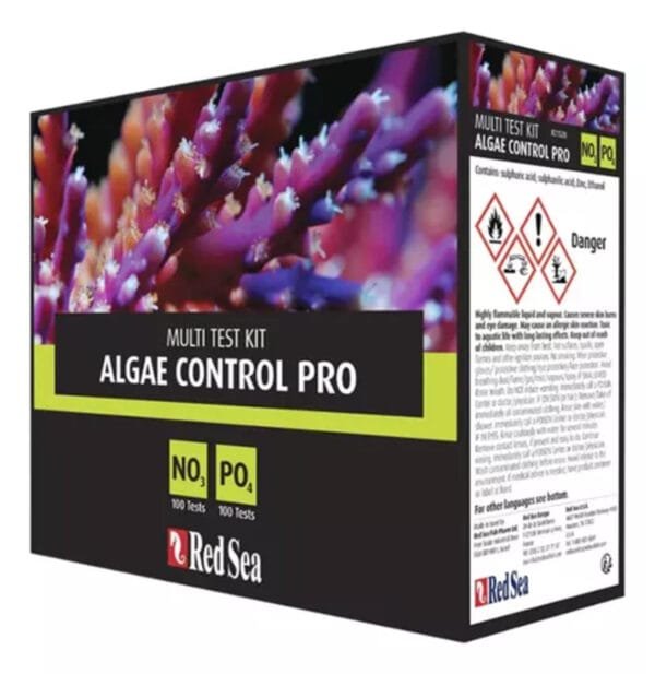 MULTI TEST KIT ALGAE CONTROL (NO3/PO4) - 100 TESTES  RED SEA - Imagem 3