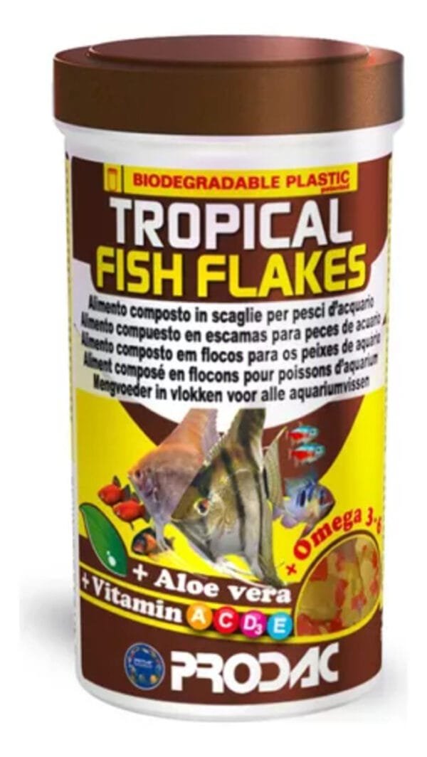 RAÇÃO PRODAC TROPICAL FISH FLAKES  10G - Imagem 4