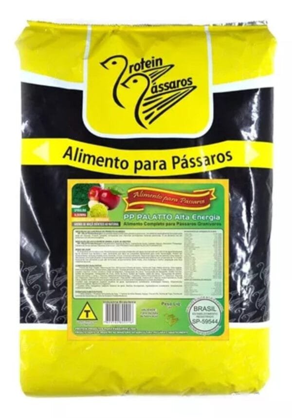 Pp - Palatto Alta Energia - 1kg - Ração Para Pássaros E Aves