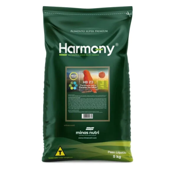 Harmony HB 23 Red 5KG Farinhada P Canários Vermelhos