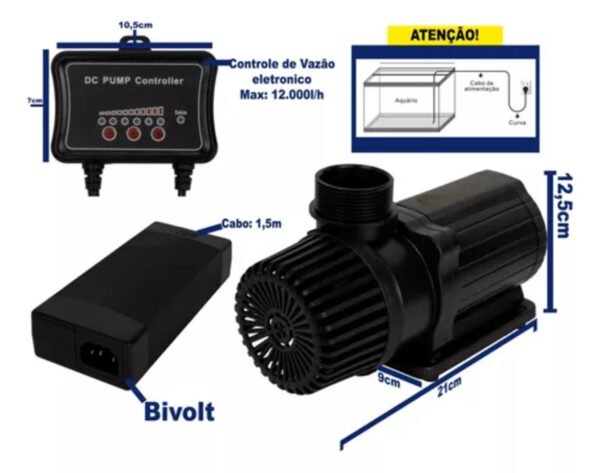BOMBA SUBMERSA DC-9000   -  OCEAN TECH - Imagem 4