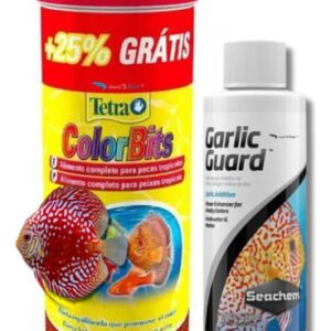 Tetra Colorbits Grânulos - 375g + Seachem Garlic Guard 100ml