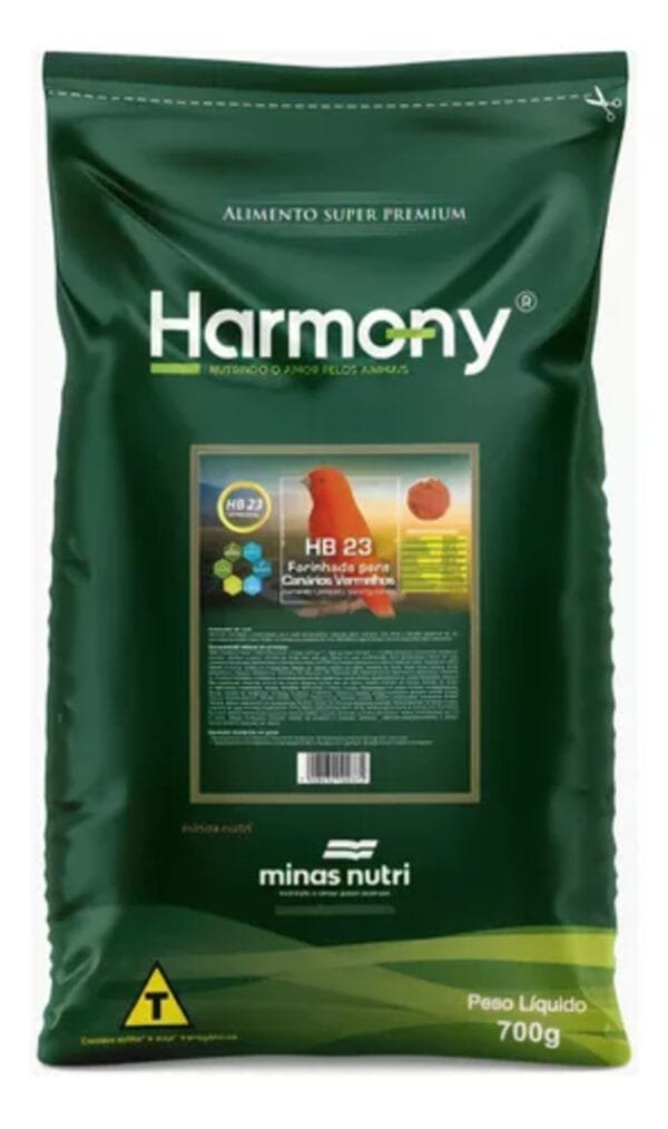 Harmony HB 23 Red 700G Farinhada P Canários Vermelhos