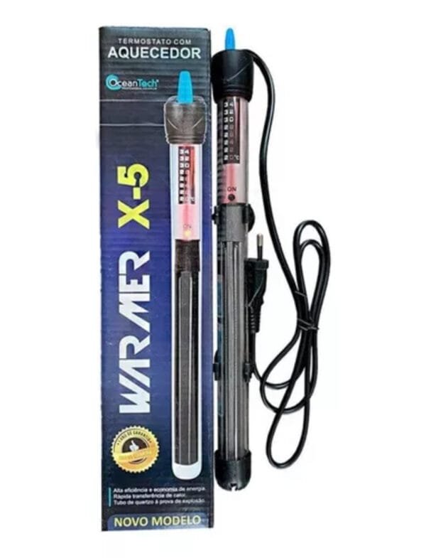 Termostato Aquecedor Oceantech 200w Aquários Até 200 Litros - Imagem 3