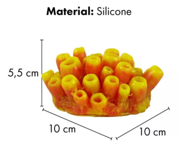 ENFEITE DE SILICONE SOMA INVERT ESPONJA TUBO AMARELA - MULTI - Imagem 2
