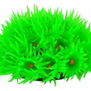 ENFEITE DE SILICONE SOMA CORAL GONIOPORA VERDE