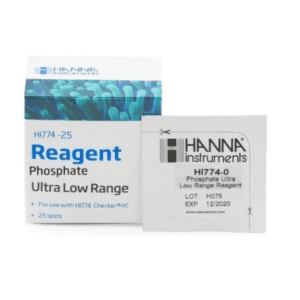 KIT DE REAGENTES - FOSFATO FAIXA ULTRA BAIXA HI774-25 TESTES