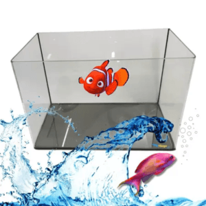 Aquário Oceantech 26x17x19 cm 8,3 L Vidro Frontal Curvo