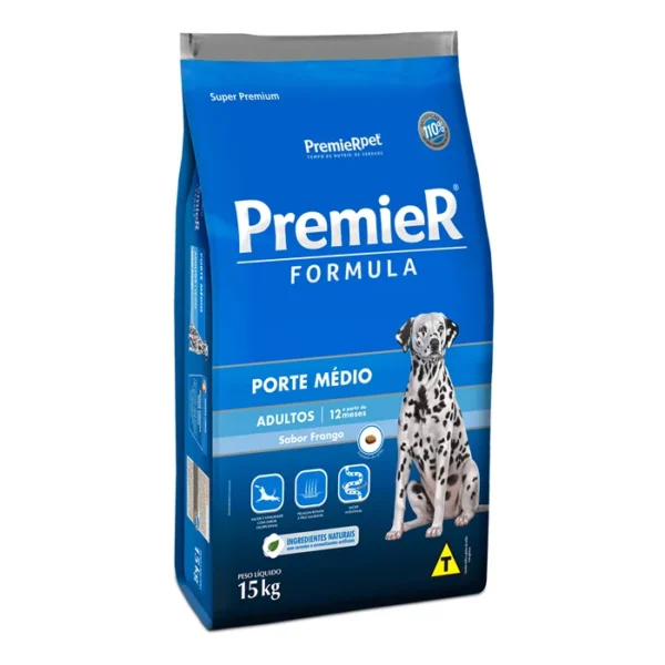 PREMIER ADULTOS 15,0 KG PORTE MEDIO FRANGO