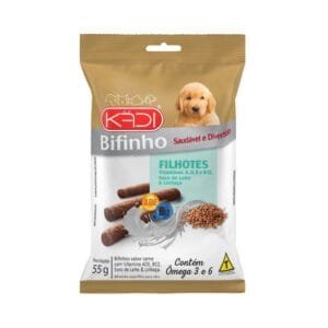 KADI-BIFINHO FILHOTES VITAMINAS A/D/E/B12 SORO DE LEITE E LINHACA 55G