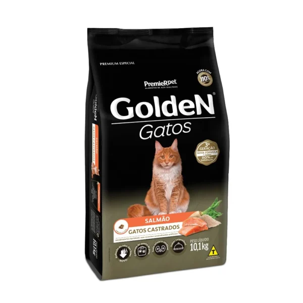 GOLDEN GATOS CASTRADOS SALMAO 10,1 KG