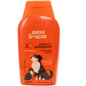 SHAMPOO PELOS ESCUROS PATAS E RACAS 500ML