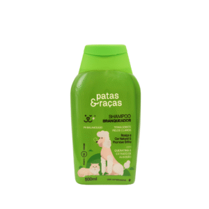 SHAMPOO BRANQUEADOR PELOS CLAROS PATAS E RACAS 500ML