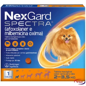 Nexgard Spectra (PP) 2kg até 3,5kg UN 3