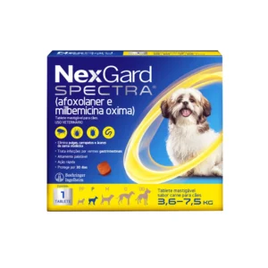 NEXGARD SPECTRA Cães De 3,6 A 7,5kg Caixa Lacrada  3 UN