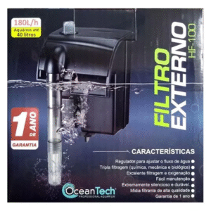 Filtro Externo Ocean Tech Hf-100  Aquário Até 40l + 110v