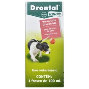 Drontal Puppy 100ml Vermifugo P/ Caes Filhotes Original
