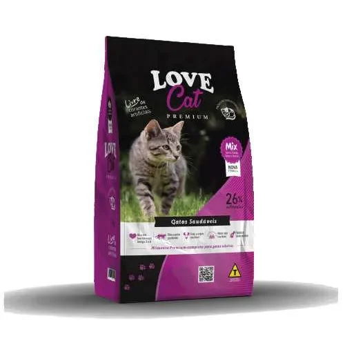 LOVE CAT CARNE FRANGO E PEIXE 10.1 KG