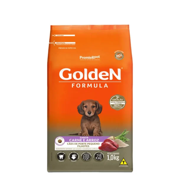 GOLDEN FILHOTES CARNE MINI BITS 1,0KG