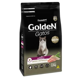 GOLDEN GATOS CASTRADOS FRANGO 1,0 KG