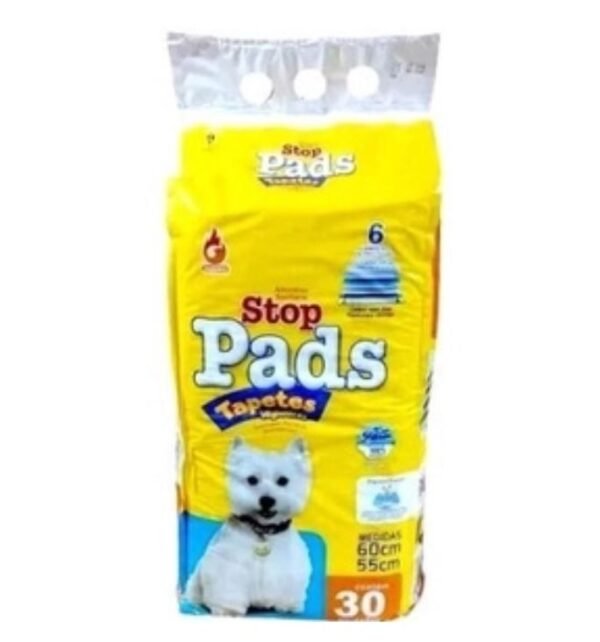 TAPETE HIGIENICO STOP PADS 60X55 C/30UN