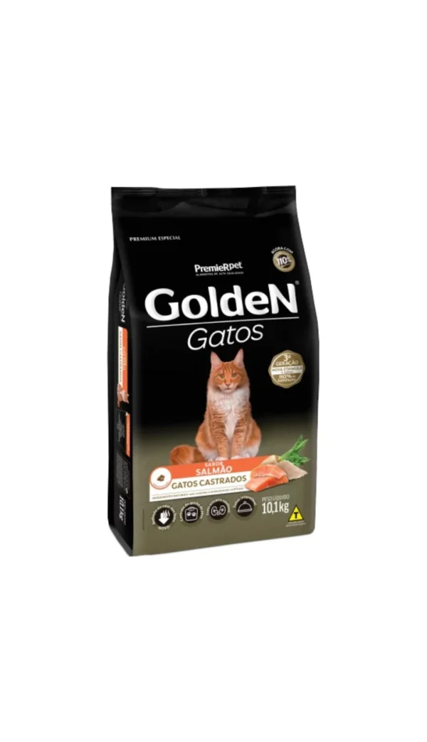 GOLDEN GATOS CASTRADOS SALMAO 1,0 KG