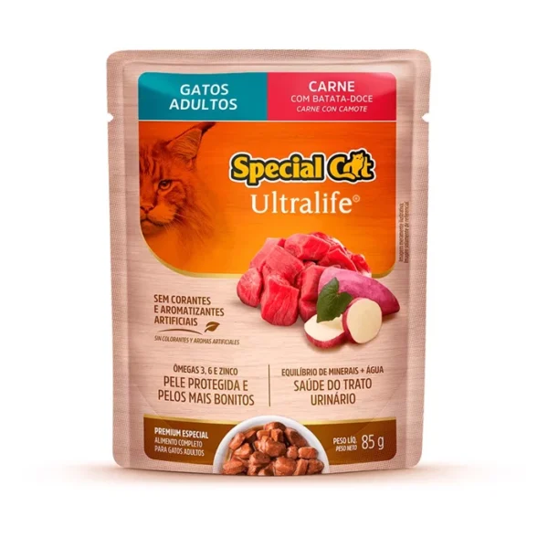 SACHE S CAT ULTRALIFE AD CARNE 85G