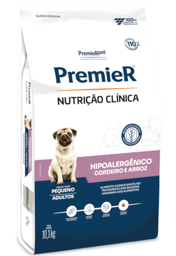 PREMIER NC CAES HIPOALERGENICO CORDEIRO PEQ PORTE 2,0 KG