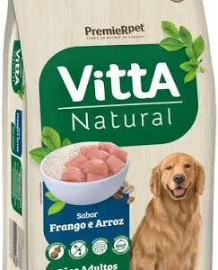 VITTA NATURAL CAES ADULTOS FRANGO/CEREAIS 15 KG