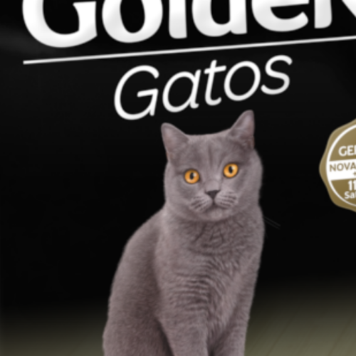 GOLDEN GATOS ADULTOS SALMAO 1,0 KG