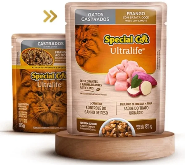 SACHE SPECIAL CAT ULTRA CASTRADOS FRANGO 85G
