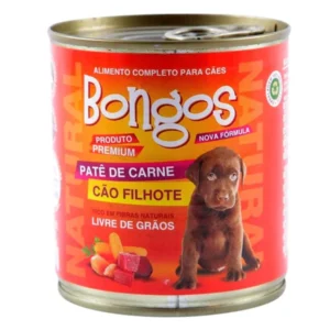 PATE CAES CARNE FILHOTES 280G BONGO