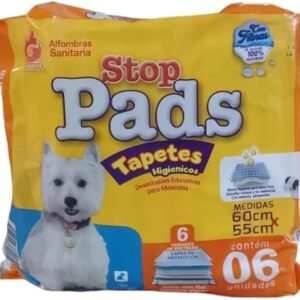 TAPETE HIGIENICO STOP PADS 60X55 C/6UN