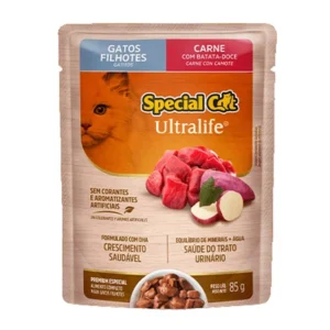 SACHE SPECIAL CAT ULTRA FILHOTES CARNE 85G