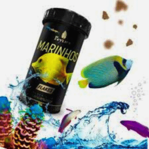Ração Poytara Para Peixe Marinhos Flakes 30g Black Line