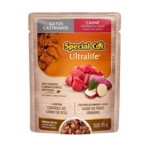 SACHE SPECIAL CAT ULTRA CASTRADOS CARNE 85G