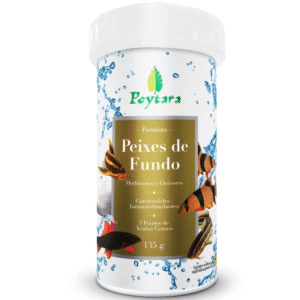 Ração Poytara Peixes De Fundo 135g Cascudos Botias Coridoras