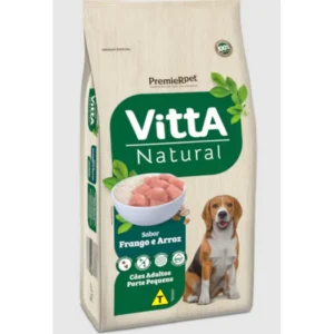 VITTA NATURAL CAES ADULTOS RACAS PEQUENAS FRANGO/CEREAIS 3 KG